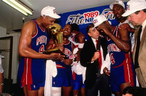 1989 nba champions - The Detroit Pistons unveiled their 2023-24 Nike NBA City Edition uniforms, Thursday. The new uniforms celebrates the “Detroit Bad Boys” era of Pistons’ basketball. The basketball organization produced NBA Championship teams in 1989 and 1990. The design pays tribute to the original “Detroit Bad Boys” logo, inspired by the history of ...